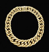 18 karat yellow gold large lin
