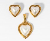 18 KARAT YELLOW GOLD MABE' PEA