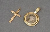 18-KARAT YELLOW-GOLD MOUNTED C