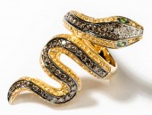 18 KARAT YELLOW GOLD MULTI-COL
