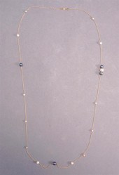 18-KARAT YELLOW-GOLD, PEARL AN