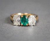 18-KARAT YELLOW-GOLD, PLATINUM