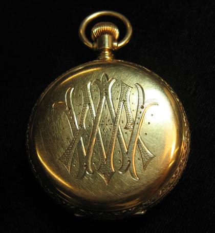 18 karat yellow gold pocket