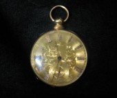 18 karat yellow gold pocketwat