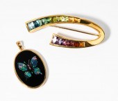18 KARAT YELLOW GOLD RAINBOW B
