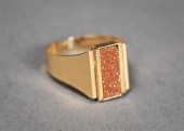 18-KARAT YELLOW-GOLD SANDSTONE