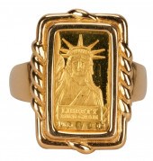 18 KARAT YELLOW GOLD SUISSE IN