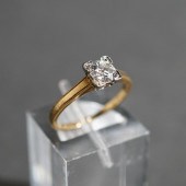 18-KARAT YELLOW-GOLD WHITE-GOL
