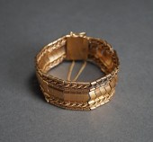 18-KARAT YELLOW-GOLD WIDE FLEX