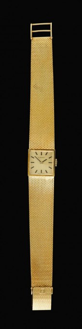 18 karat yellow gold wristwatc