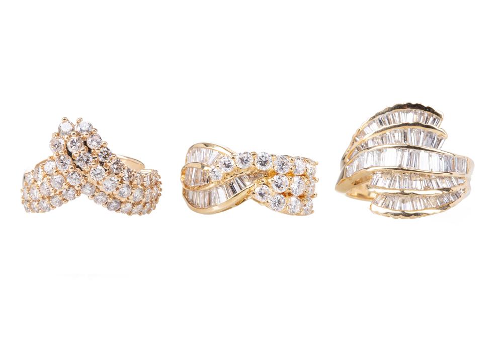 18 KT. AND 14 KT. YELLOW GOLD AND