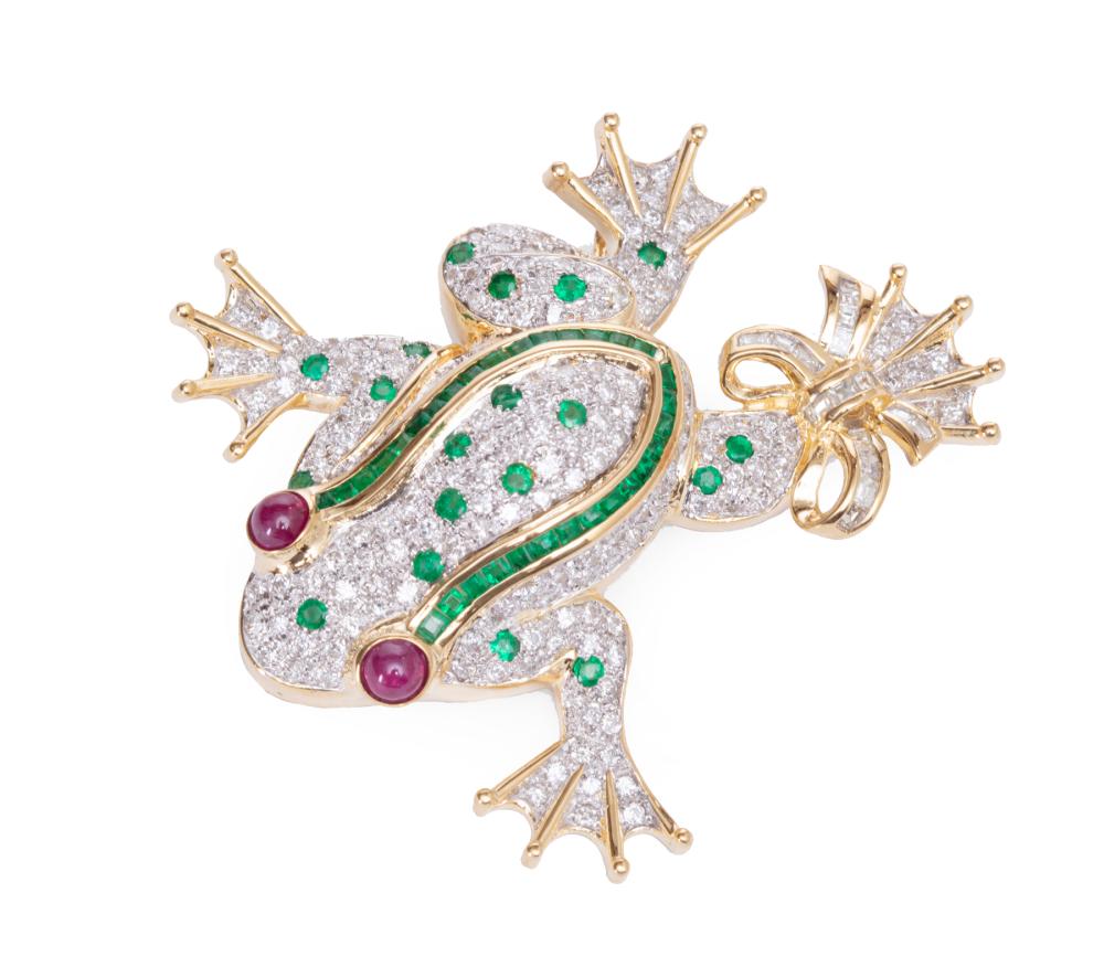 18 KT. GOLD, DIAMOND, EMERALD