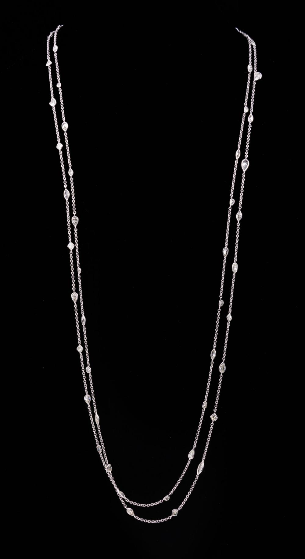 18 KT. WHITE GOLD AND DIAMOND