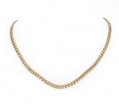 18 KT. YELLOW GOLD FLAT CURB L