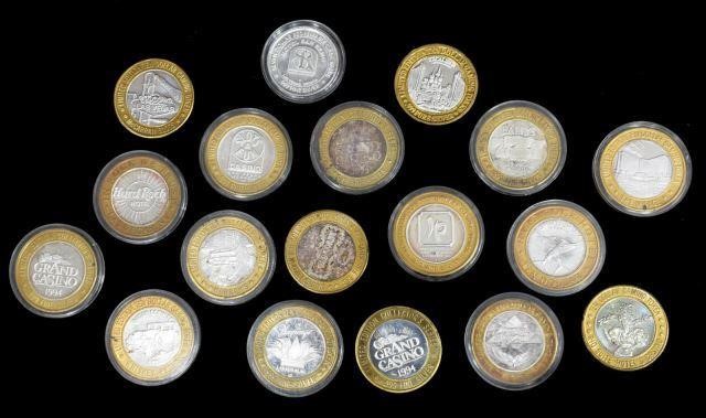 (18) LAS VEGAS $10 GAMING TOKENS,