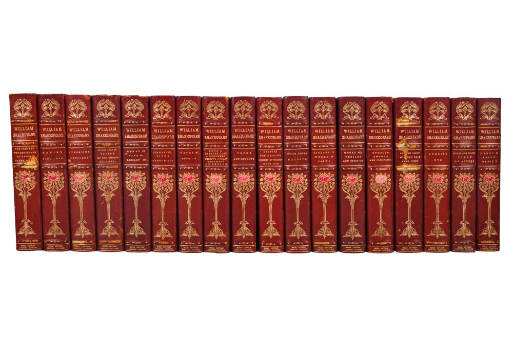 18 LEATHER BOUND VOLUMES: WILLIAM