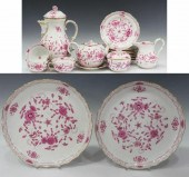 (18) MEISSEN INDIAN PORCELAIN