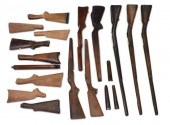 (18) MISC. RIFLE STOCKS, BUTT