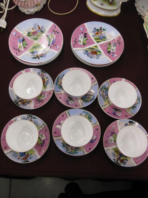 18 pc. Handpainted Porcelain