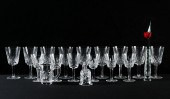 18 PC. WATERFORD GLASSWARE: Th