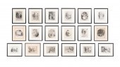 18 PCS. AFTER HONORE DAUMIER,
