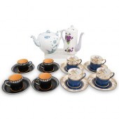 (18 PCS) FINE CHINA PORCELAIN