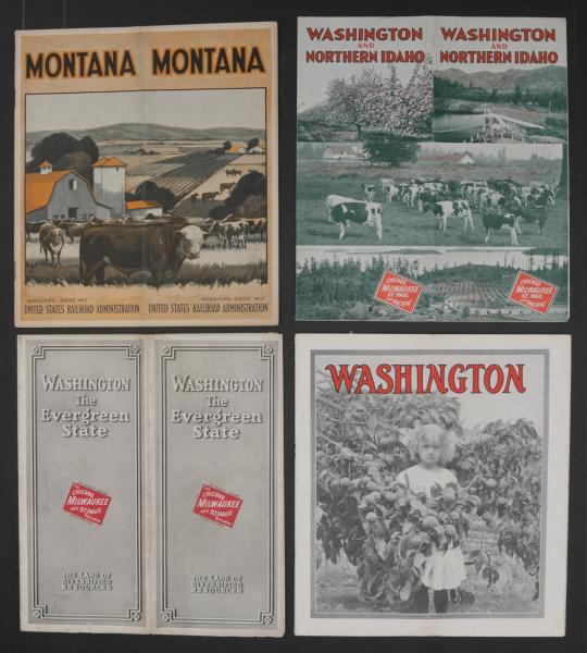 18 PCS MILWAUKEE ROAD EPHEMERA