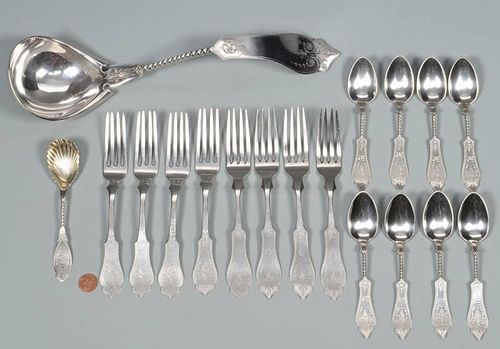 18 PCS TN,OH SPIRAL HANDLE