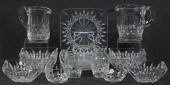 (18 PCS) WATERFORD CUT CRYSTAL