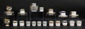 18 PORCELAIN DEMITASSE CUPS &