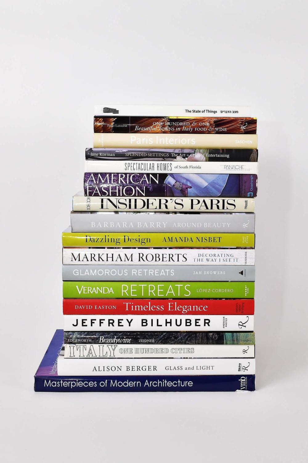 18 REFERENCE BOOKS ON ARCHITECTURE,