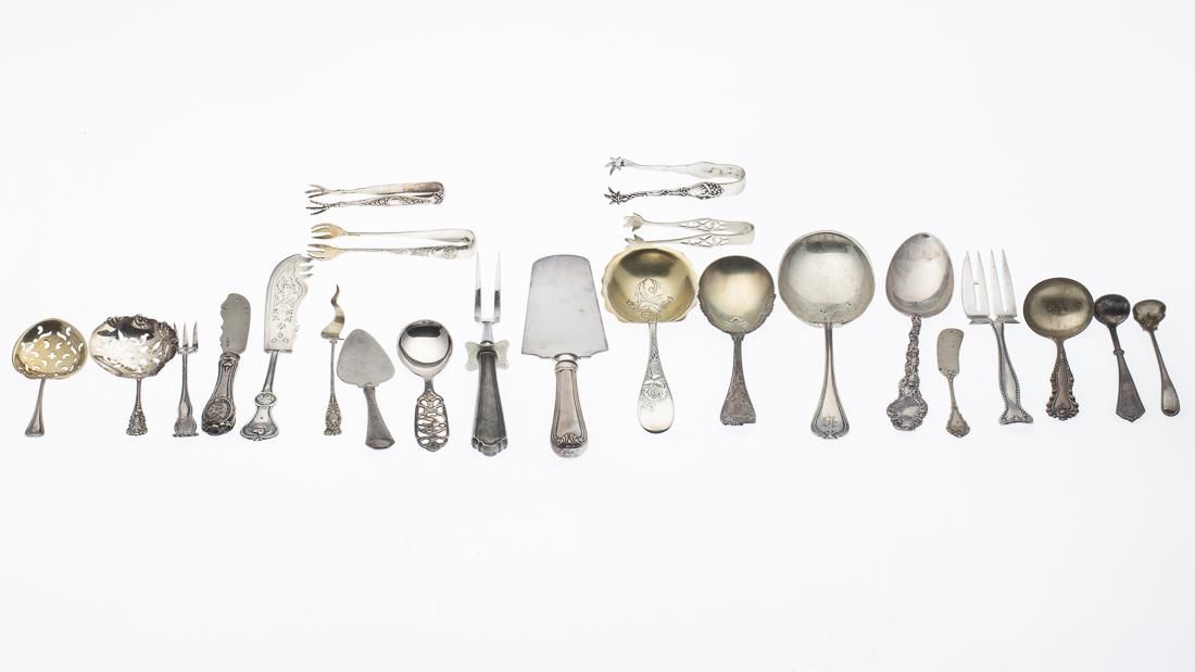 18 STERLING SILVER PIECES OF