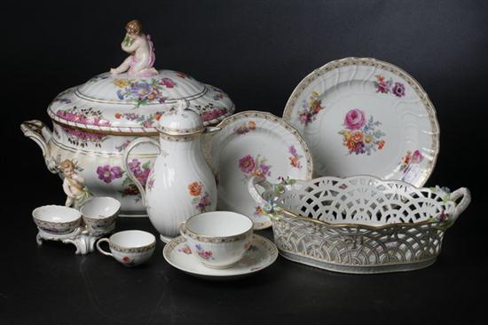 180-PIECE KPM HAND-PAINTED