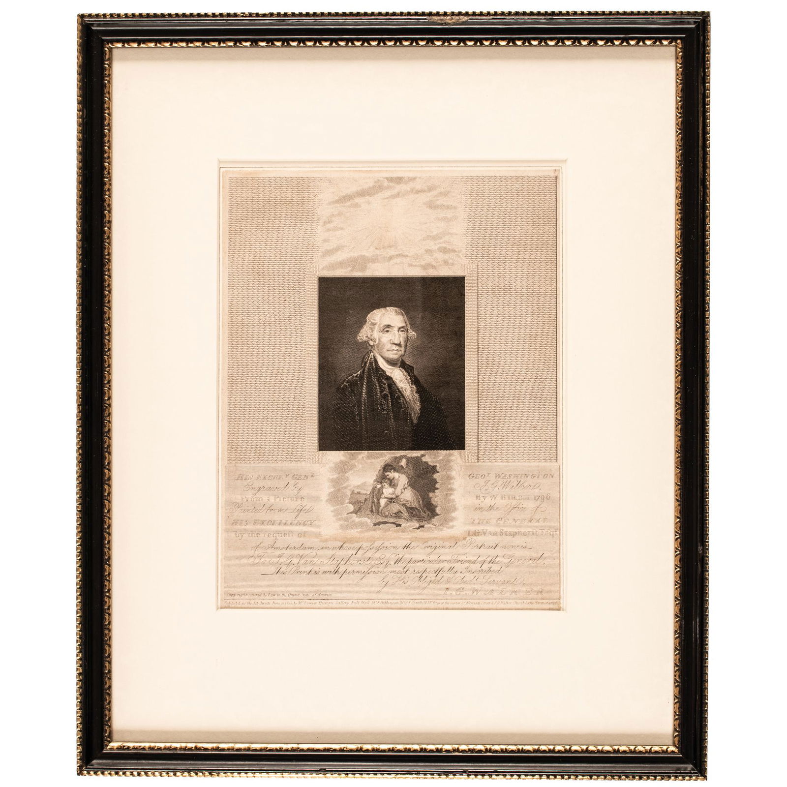 1800-DATED RARE ENGRAVING OF