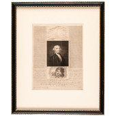 1800-DATED RARE ENGRAVING OF G