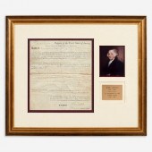 1800 LAND GRANT SIGNED BY JOHN
