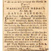 1800 NEWSPAPER WITH JACOB PERK