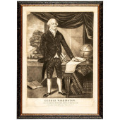 1801-DATED, FRAMED ENGRAVING,
