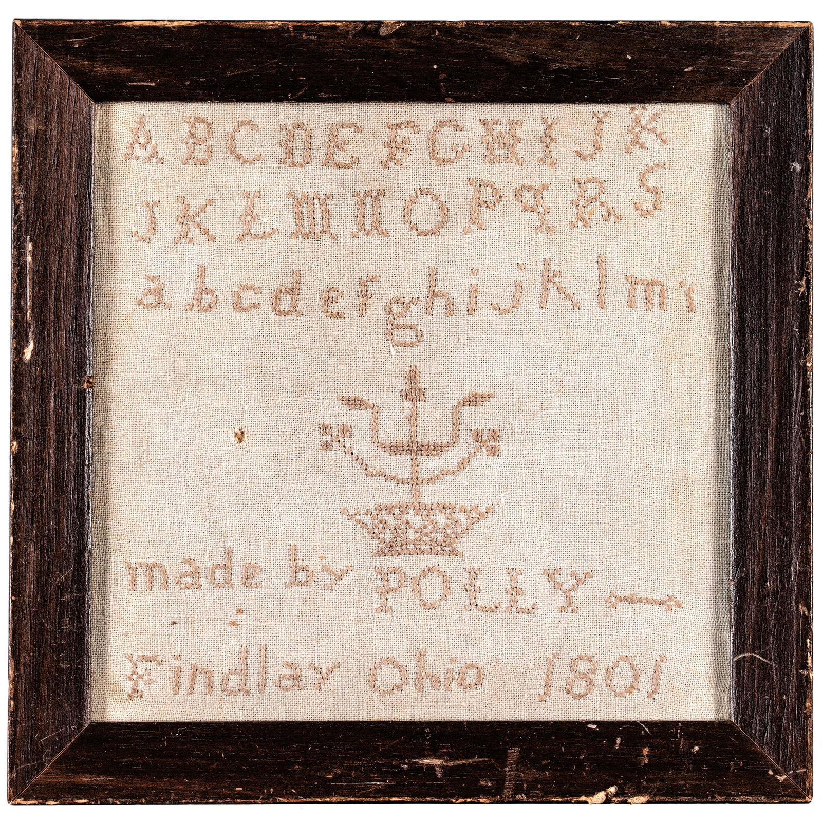 1801-DATED, HAND-WROUGHT AMERICAN