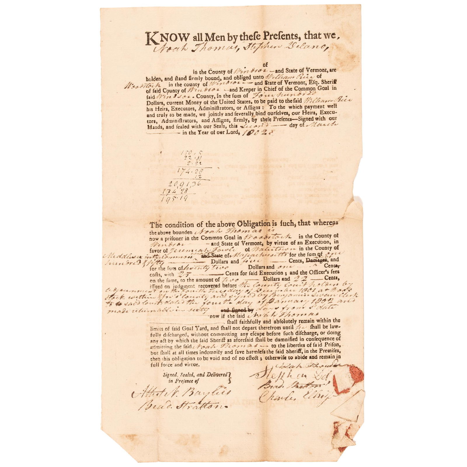 1802 OFFICIAL LEGAL DEBTORS
