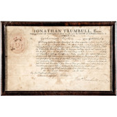 1803 JONATHAN TRUMBULL SIGNED