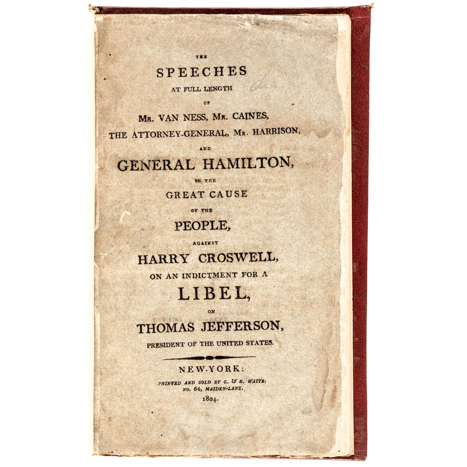 1803 LANDMARK FREEDOM OF THE