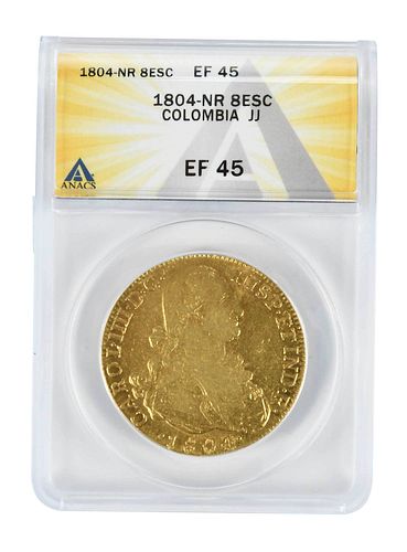 1804 COLOMBIA GOLD EIGHT
