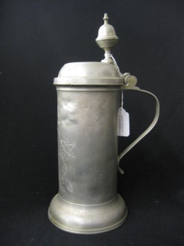 1805 Pewter Flagon engraved