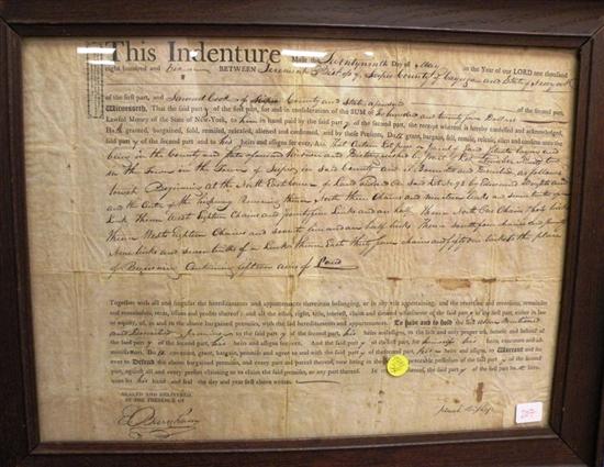 1806 Indenture between Jeremiah