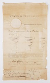 1809 COLONIAL TENNESSEE COMMIS