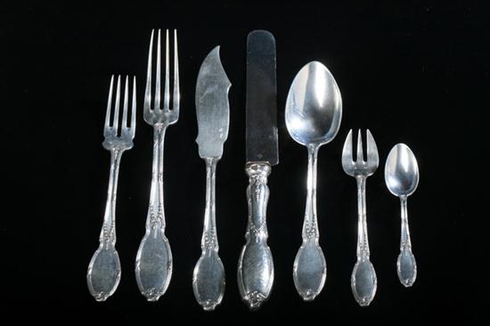 181-PIECE BELGIAN SILVER FLATWARE