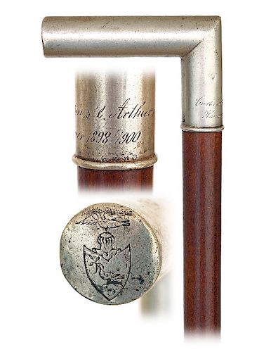 181. SILVER PRESENTATION CANE