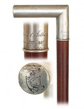 181. SILVER PRESENTATION CANE