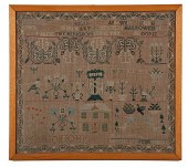 1812 American Sampler with Arc
